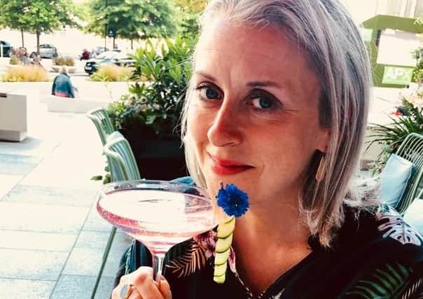 Lynne Maltman with a virgin cocktail extolls joy of alcohol-free living