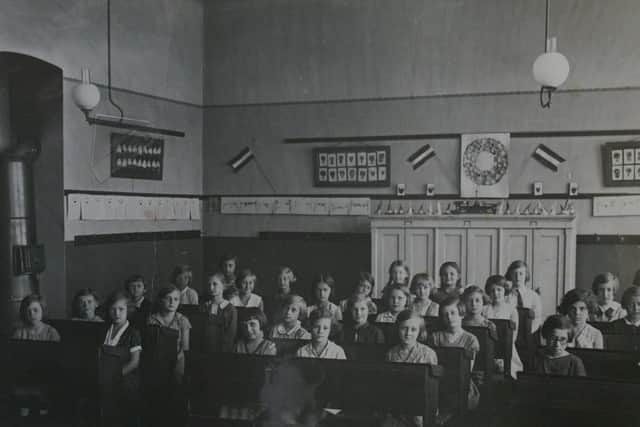 A school in Vienna that was closed by the Gestapo and redeployed for genocide