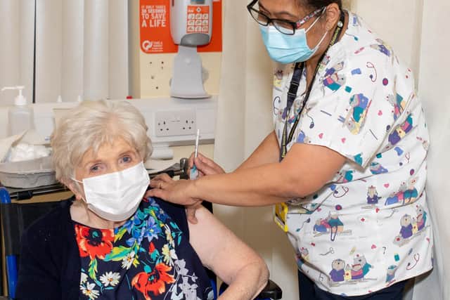 The Department of Health said yesterday that over 80% of care homes have had the second jab for Covid.