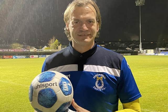Roy Carroll has signed for Dungannon Swifts. Pic courtesy of Dungannon Swifts.