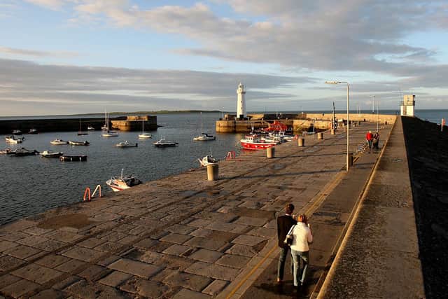 The pier at Donaghadee, Co Down. On this day in 1929 the News Letter reported that the Railway Pavilion in the town was the setting for an amateur boxing tournam