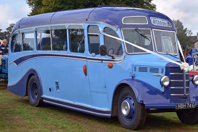 An old school bus was just one of the vintage vehicles on display at the Garvagh Clydesdale and Vintage Vehicle Club Show in September 2014