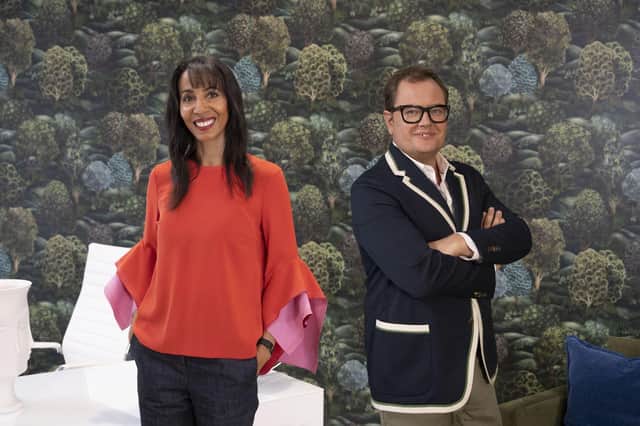 Michelle Ogundehin and Alan Carr