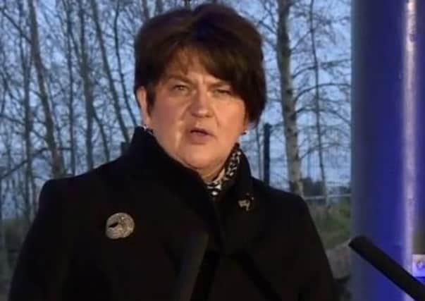 Arlene Foster said the police officers involved in the Ormeau Road incident had faced 'trial by social media'