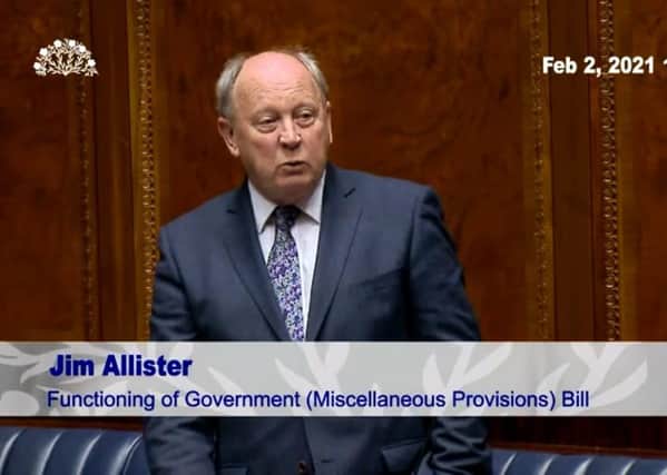 TUV leader Jim Allister saw his bill pass final stage in the Assembly and head for Royal Assent