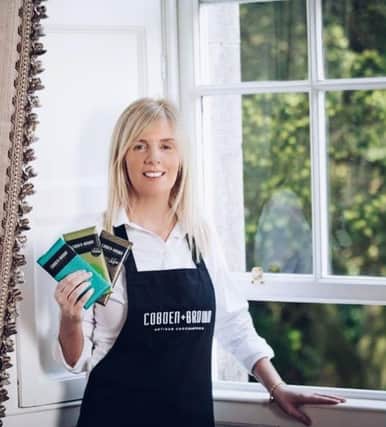 Caroline McArdle of Cobden and Brown artisan chocolates in Moira is experencing a surge in sales especially of her pure cacao drinking chocolates