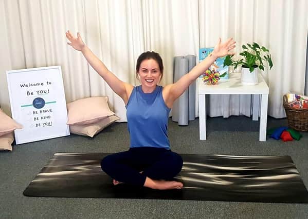 Yoga teacher Rebecca Quinn