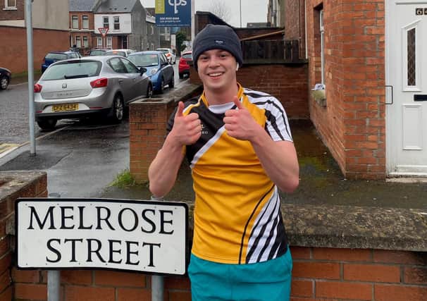 Oliver Hamilton, a student in Belfast, ran four marathons in January