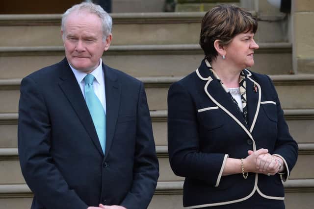 Martin McGuinness and Arlene Foster endorsed a bespoke arrangement for NI after Brexit in a joint letter to then prime minister Theresa May