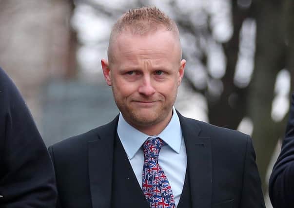 Jamie Bryson during another court appearance