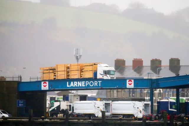 General view of Larne Port in Co. Antrim.  (Photo: Jonathan Porter/PressEye)