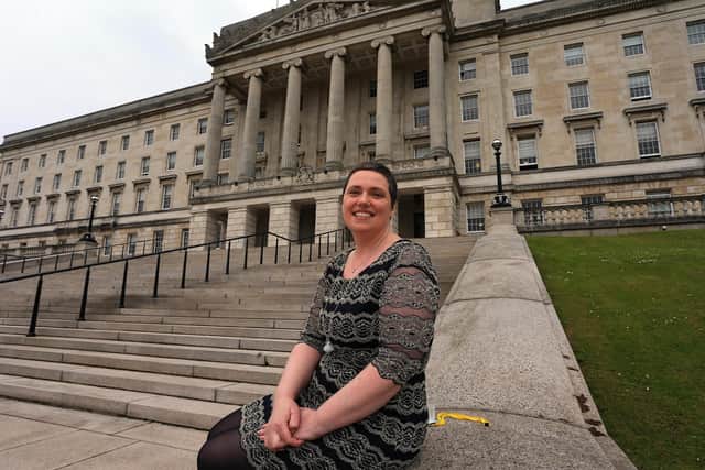 Ann Travers, sister of Mary Travers, pictured at Stormont. Photo: Press Eye