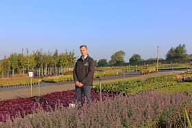 Jonathan Whittemore from commercial plant nursery firm, Johnsons Of Whixley, in North Yorkshire