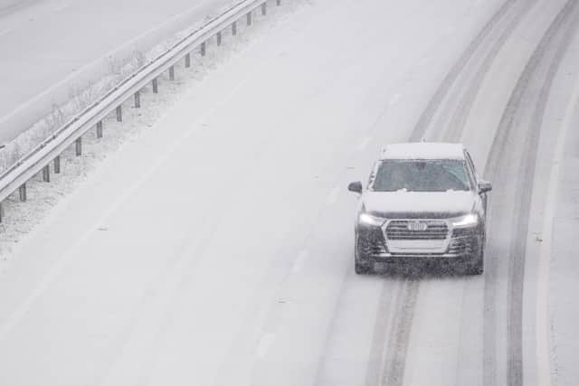Poor driving conditions