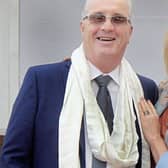 Joanna Lumley with Children in Crossfire founder Richard Moore in 2017. The pair meet again on ITV