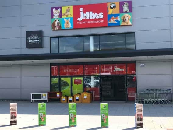 Jollyes store in Belfast