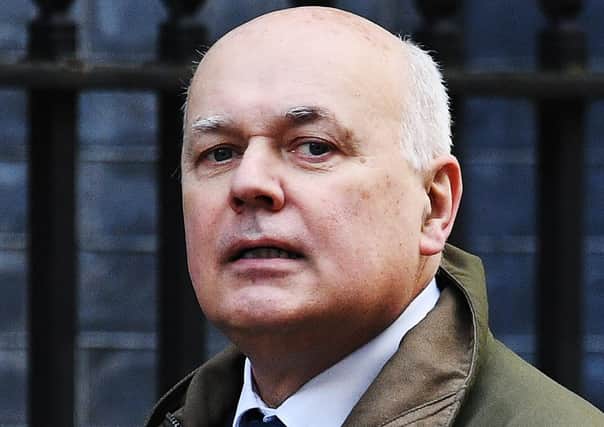 Sir Iain Duncan Smith said many veterans were 'living in fear' of claims dating back to service in Northern Ireland