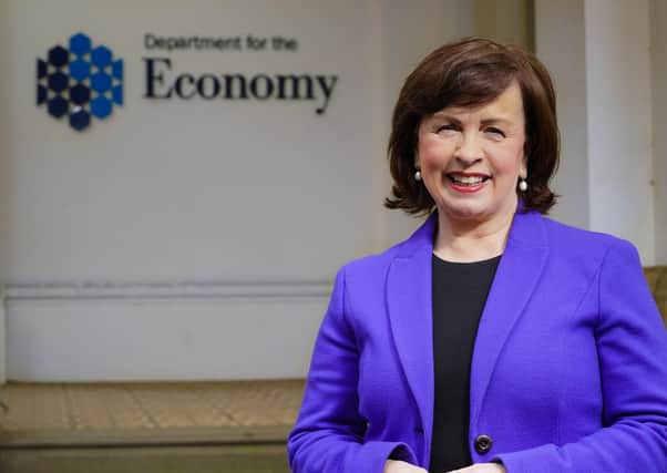 Economy Minister Diane Dodds. Photo:   Aaron McCracken