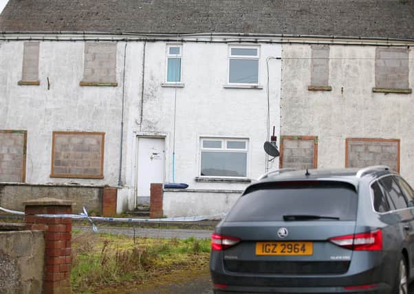 The scene on Carrickdale Garden, Portadown, where a 50-year-old man has been arrested. 

Picture: Jonathan Porter/PressEye