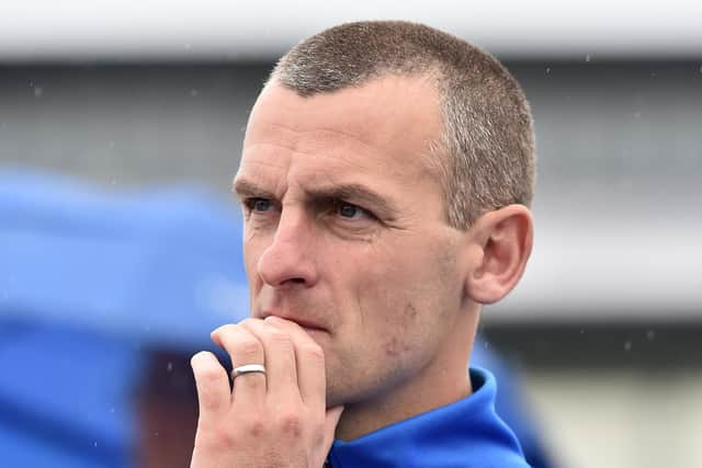 Coleraine manager Oran Kearney. Pic by Pacemaker.