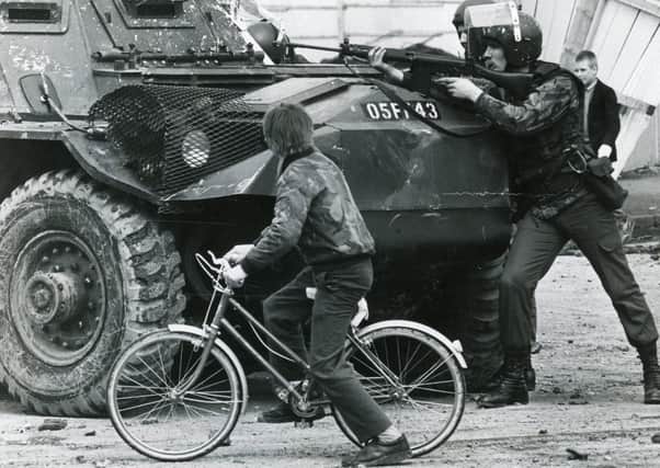 The troubled streets of Belfast in the 1970s