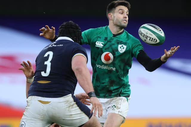 Ireland's Conor Murray picked up a hamstring problem in training.