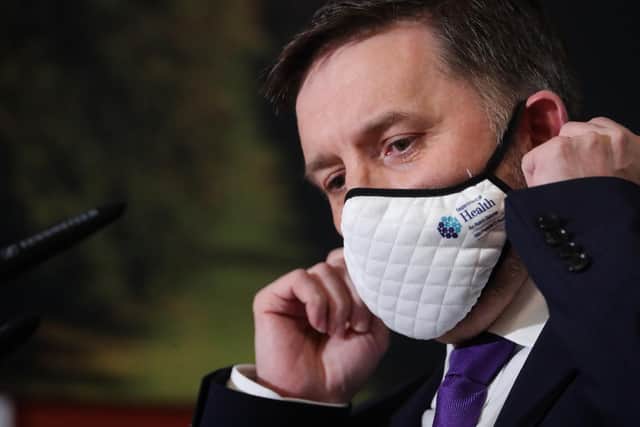 Health Minister, Robin Swann.