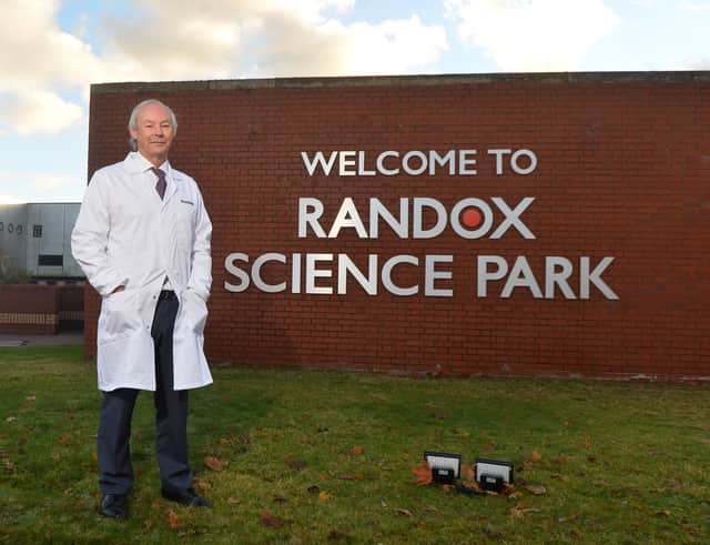 Randox Founder and Managing Director, Dr Peter FitzGerald