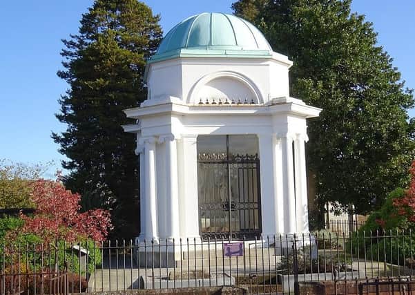 The Robert Burns's Mausoleum, St Michael's Cemetery, Dumfries, Scotland. Picture: Rosser1954/Wikipedia