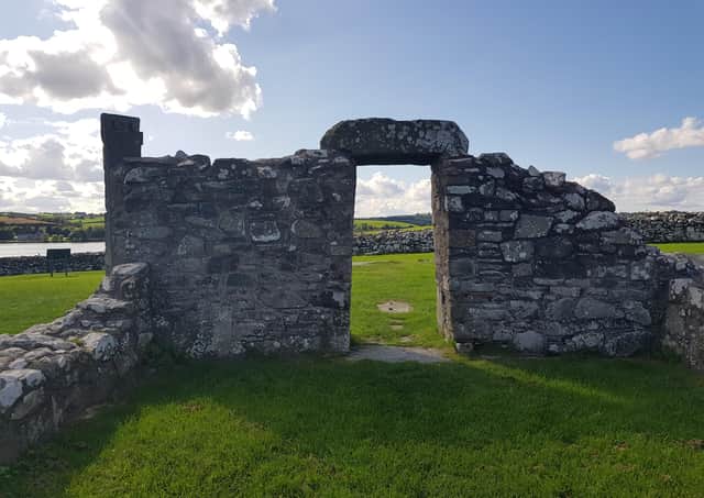 The Nendrum Monastic site at Mahee Island, Co Down. Picture: Archaeology and Palaeoecology, School of Natural and Built Environment, QUB.ONE USE ONLY - DA. Picture: Archaeology and Palaeoecology, School of Natural and Built Environment, QUB.