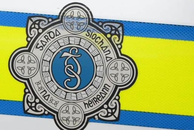Garda crest as seen on a patrol car