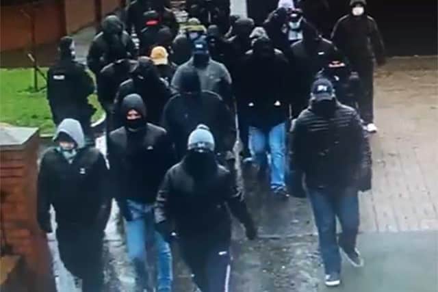 Masked men in east Belfast