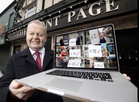 Stephen Reynolds, Chair of Ballymena BID, and proprietor of the award-winning Front-Page Bar