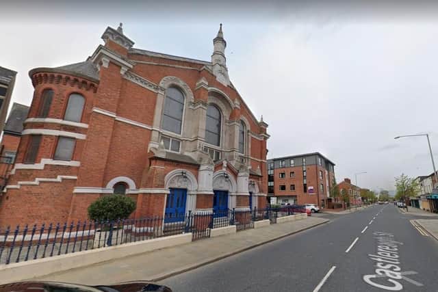 Mountpottinger Presbyterian Church was the setting for a special presentation to the Reverend Robert Duff “the esteemed minister of the church and teacher of the Sunday afternoon Bible classes”, reported the News Letter this week in 1916. Picture: Google