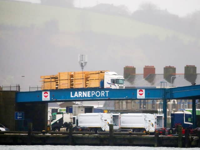 Larne port. 

Picture by Jonathan Porter/PressEye