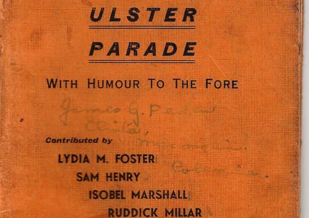 Front cover of Ulster Parade