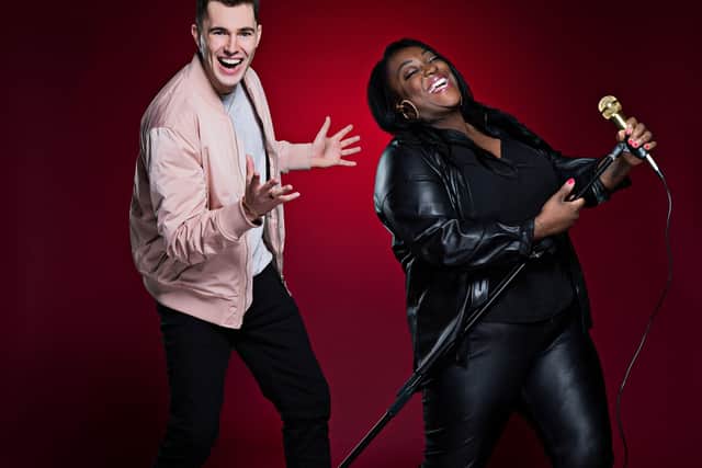 Curtis Pritchard and Judi Love