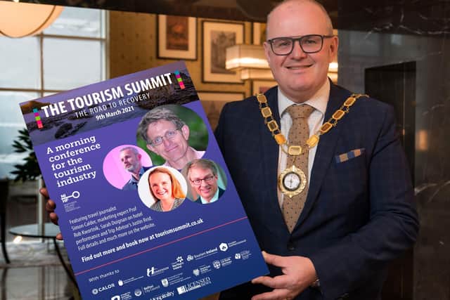 Stephen Meldrum, President of Northern Ireland Hotels Federation (NIHF), launches The Tourism Summit - The Road to Recovery