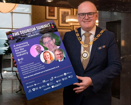 Stephen Meldrum, President of Northern Ireland Hotels Federation (NIHF), launches The Tourism Summit - The Road to Recovery
