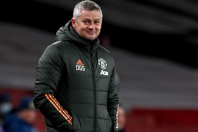 Manchester United manager Ole Gunnar Solskjaer.