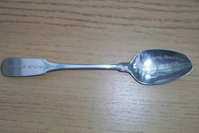 Mystery remains over to whom the spoon belonged.
