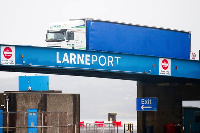 Larne port.   Picture by Jonathan Porter/PressEye