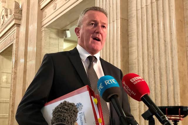 Finance Minister Conor Murphy's department has apologised.