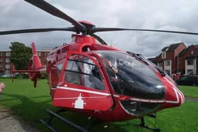 The charity Air Ambulance was tasked to the scene.