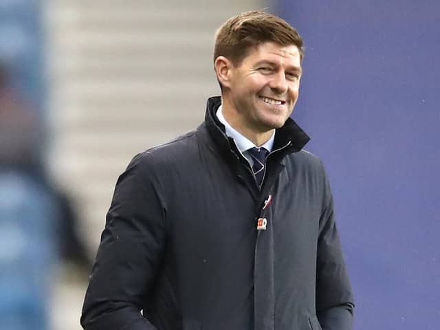 Rangers manager Steven Gerrard. Pic by PA.