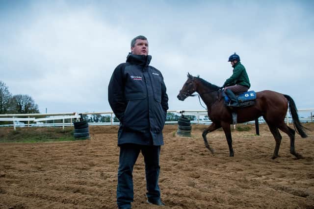 Irish horse racing trainer Gordon Elliott.