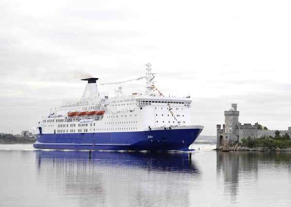 Cork harbour, which is one of a number of Irish ports that has services to mainland Europe. The EU could check goods on such routes, writes Mike Nesbitt