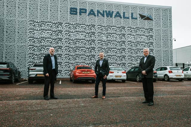 Keith Toner, Managing Director of Spanwall, Stephen McClelland, Managing Director of Cordovan Capital Management and Philip West, Sales Director of Spanwall