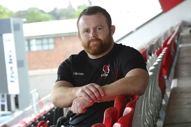 Ulster prop Andy Warwick.