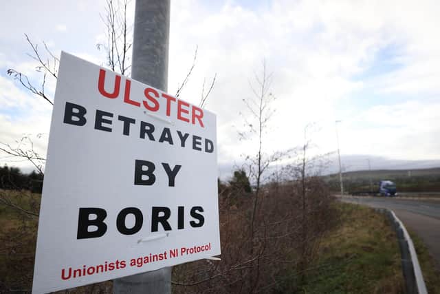Many unionists feel a sense of betrayal after Prime Minister Boris Johnson agreed a deal with the European Union that put a trade border in the Irish Sea between Northern Ireland and Great Britain.